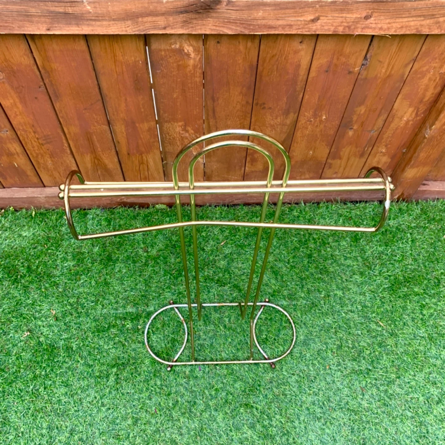 Towel Rack Bathroom Towel Stand Freestanding Towel Holder Gold - photo 3
