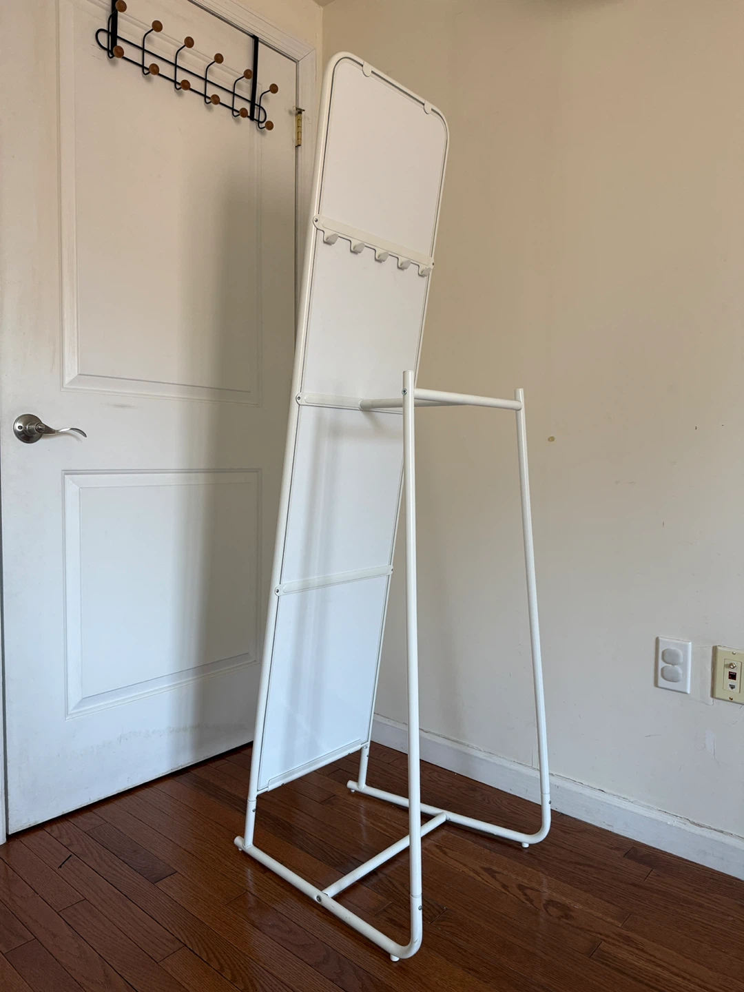 Full Length Mirror with Coat Hooks - photo 2