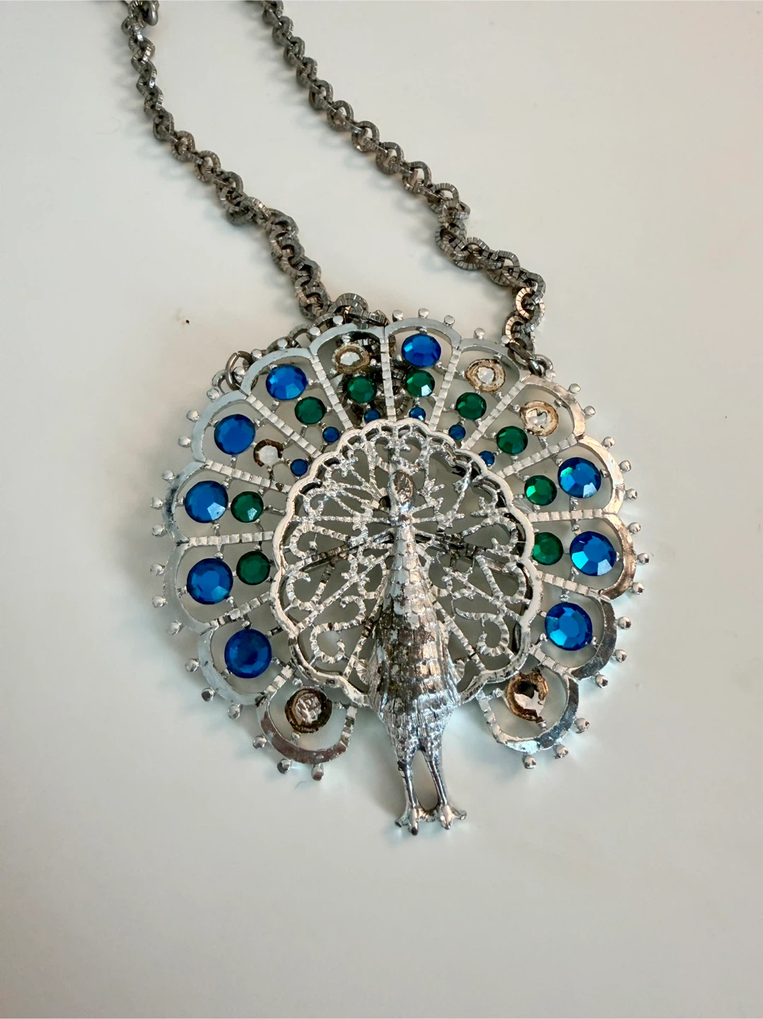 Peacock Pendant Necklace