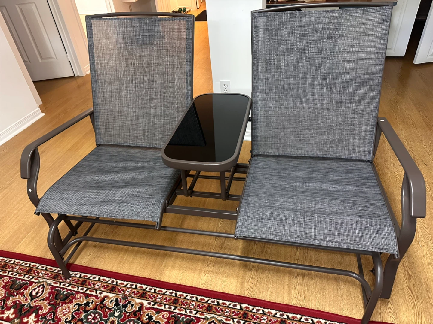 Brand new Grey Rocker with table - photo 2