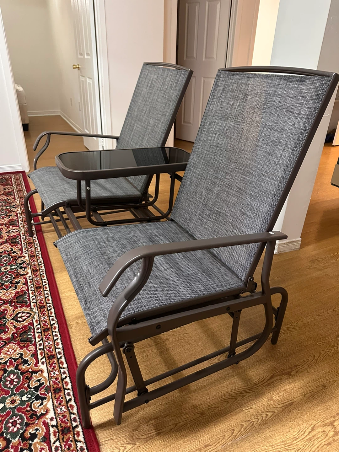 Brand new Grey Rocker with table - photo 3