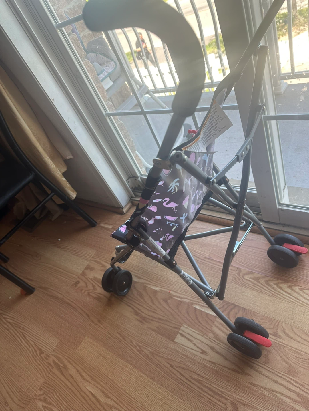 Kids Lightweight Stroller with Flamingo Pattern - photo 2