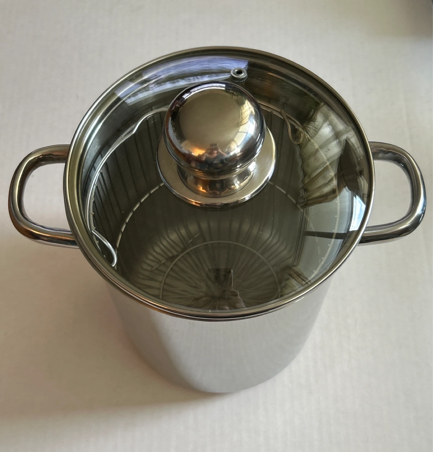 Stainless Steel Stock Pot with Steamer Basket
