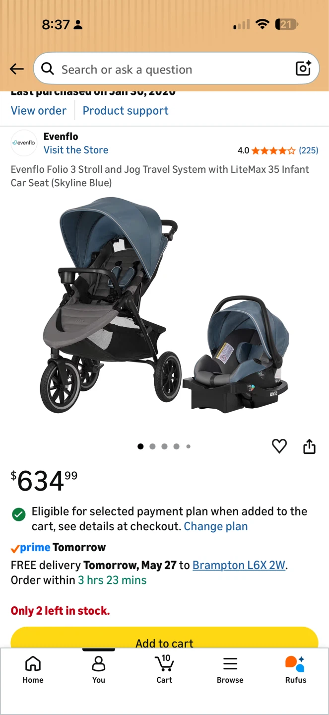 Evenflo stroller for kids - photo 5