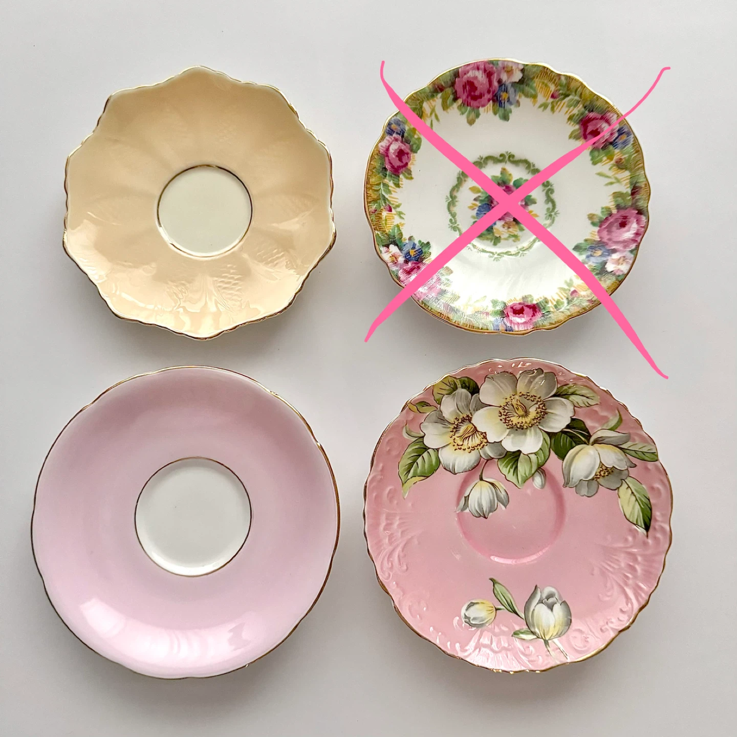 Paragon and Aynsley high-end replacement saucers