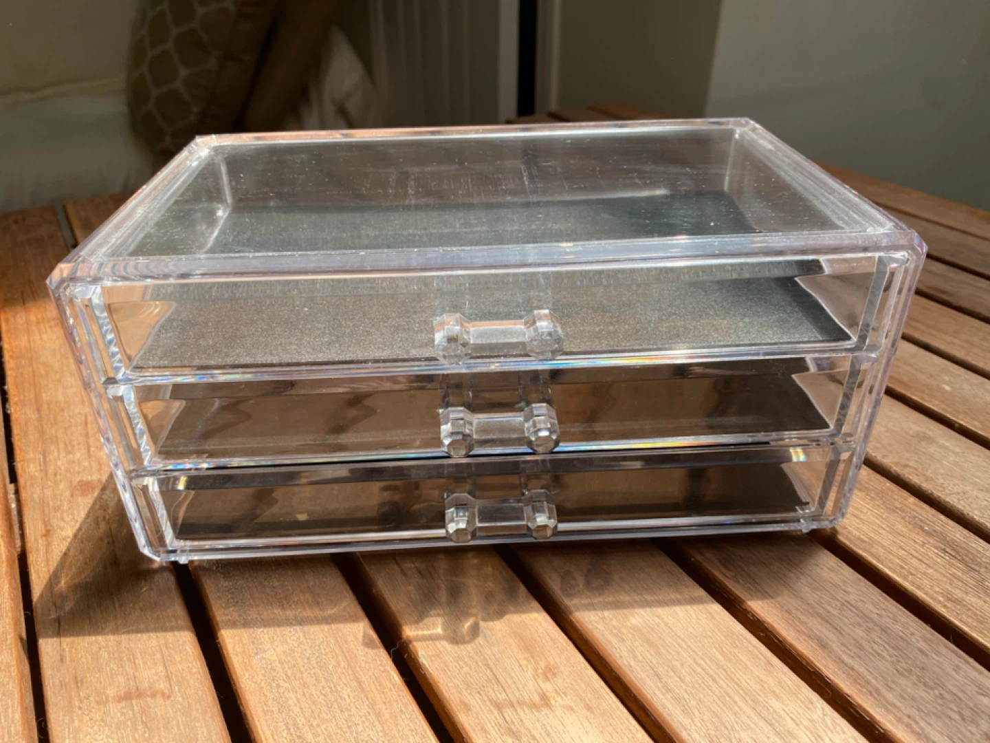 Clear 3-Drawer Organizer