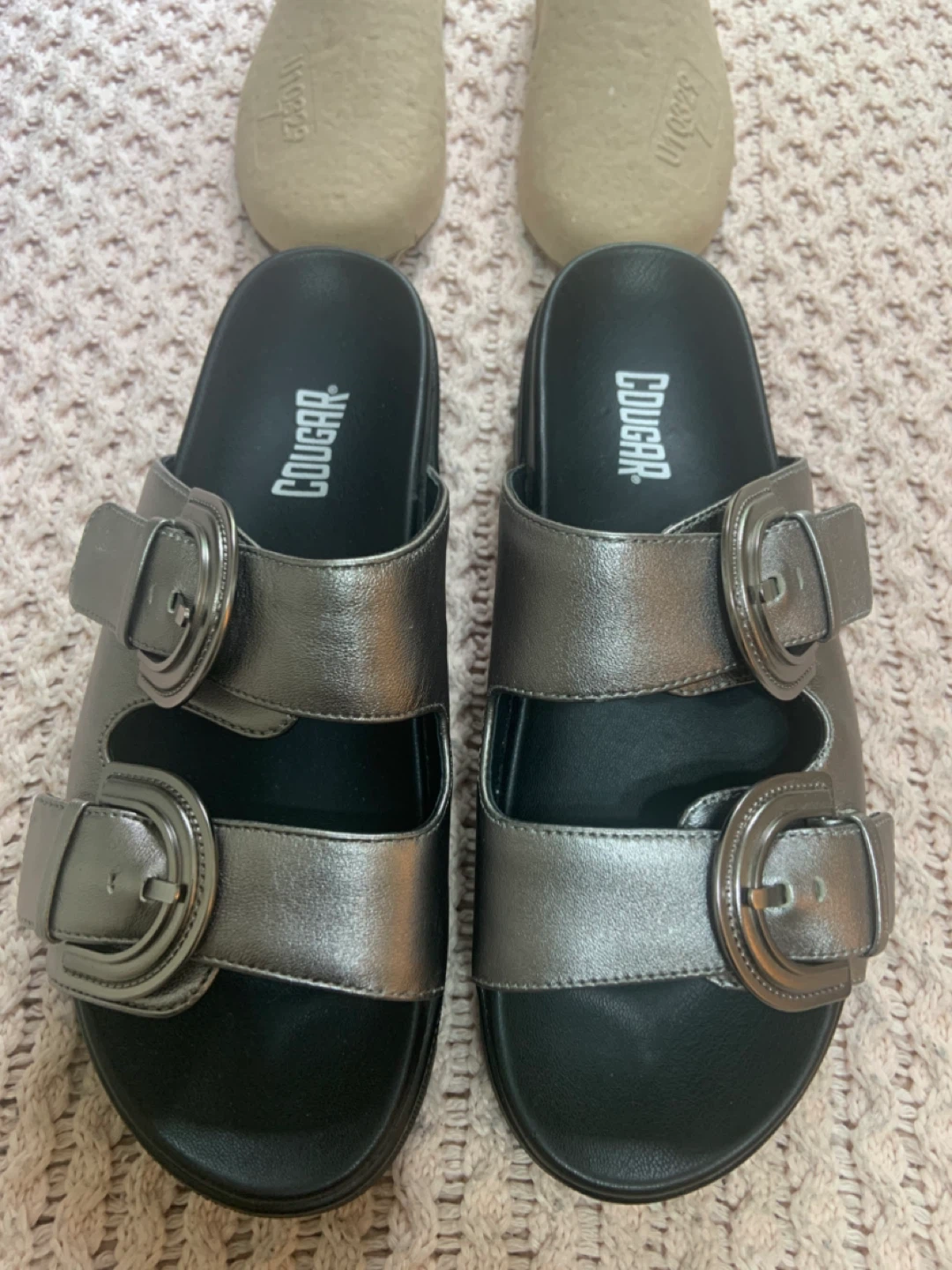 Cougar Double Buckle Platform Sandals
