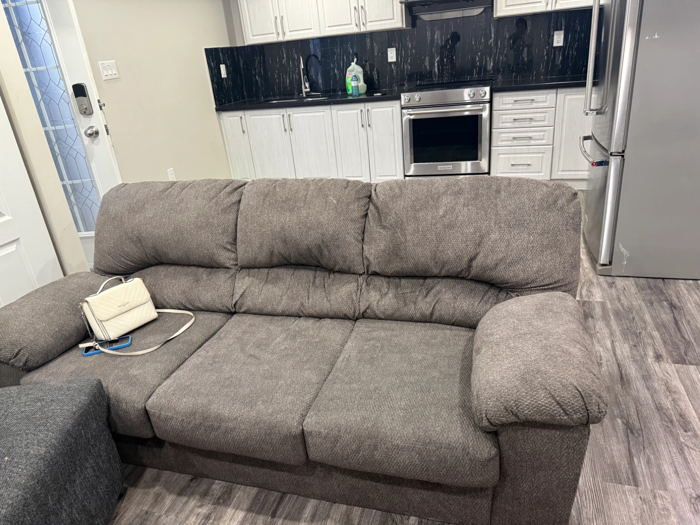 Signature Design by Ashley Norlou Flannel Sofa