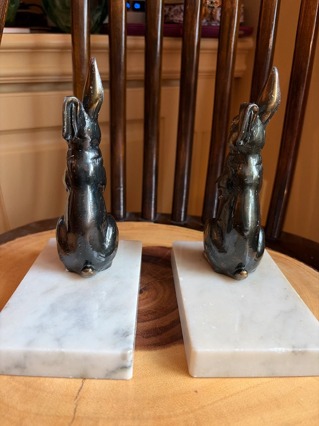 Vintage Begging Bunny Bookends - photo 5
