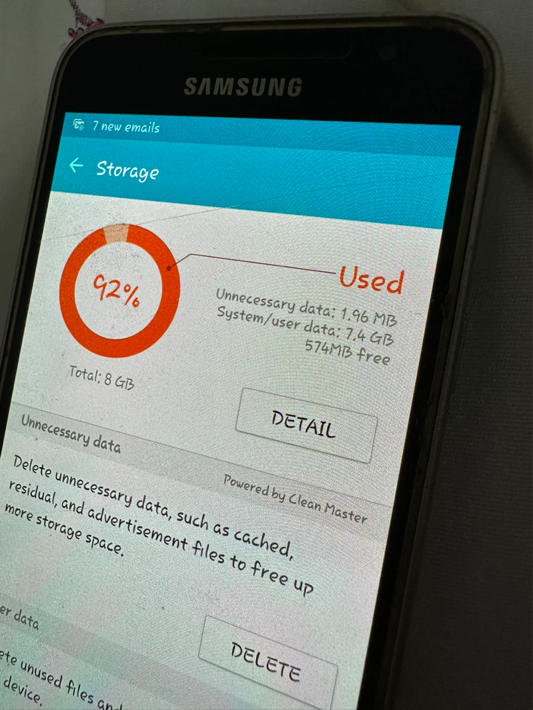 Samsung Galaxy J3 smartphone