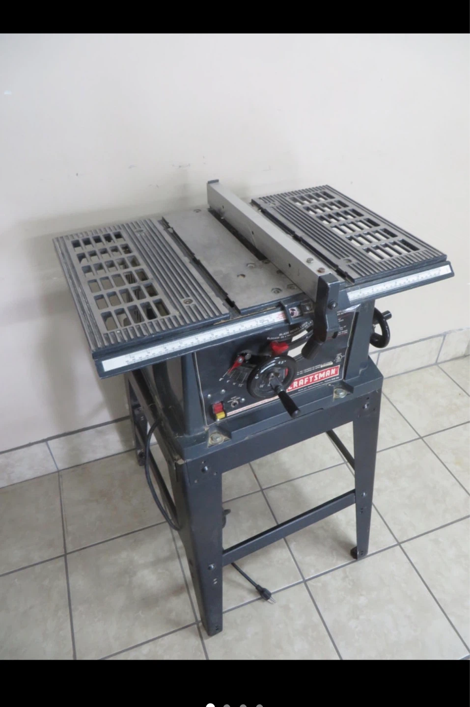 Craftsman Saw Table