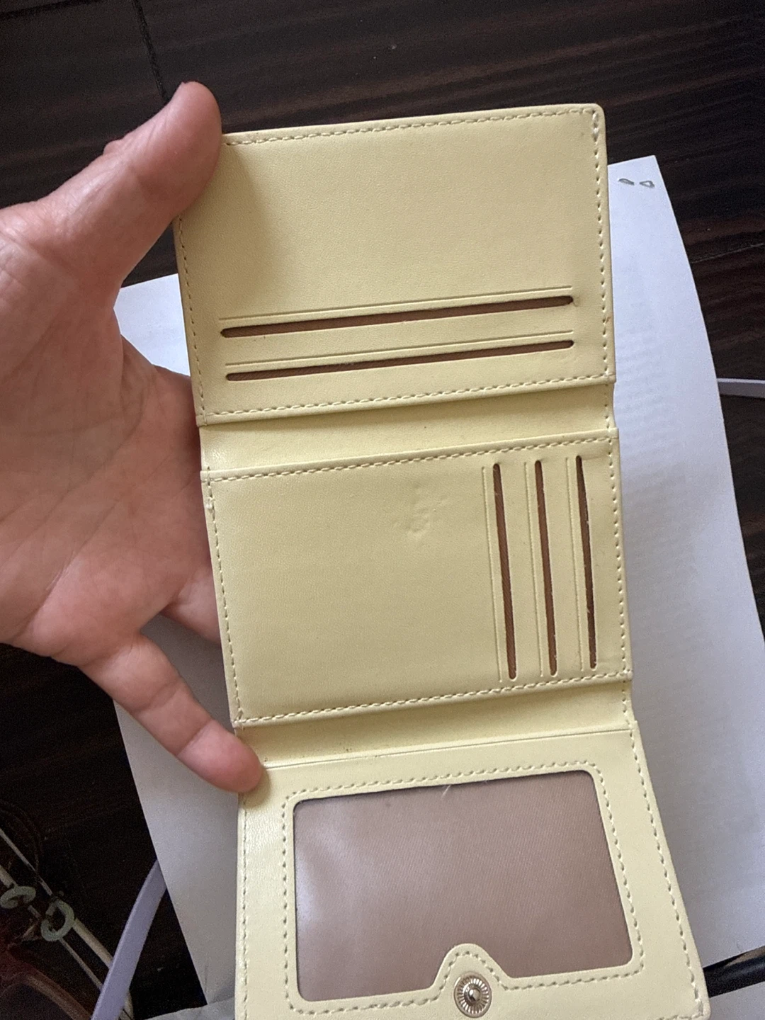 Yellow "Lovely" Wallet