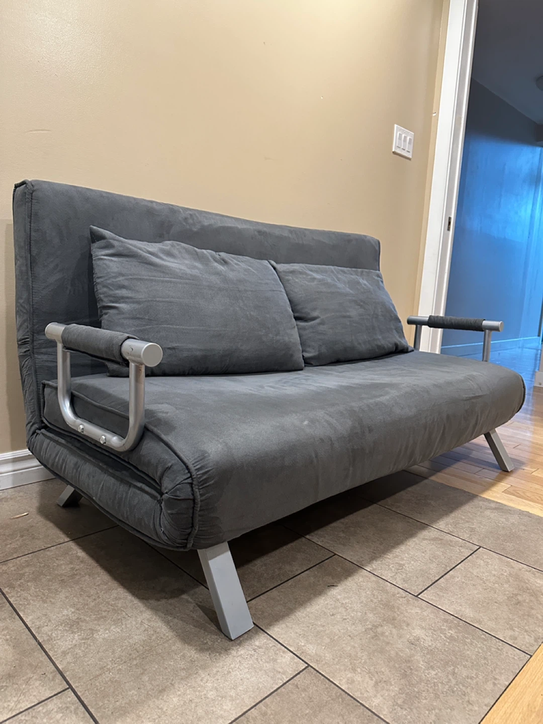 HOMCOM Convertible Futon Sofa Bed (CAN DELIVER) - photo 4