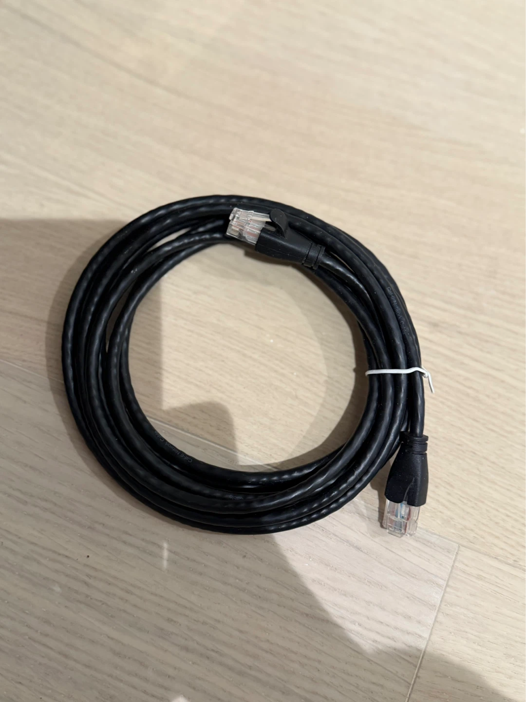 Black Ethernet Network Cable