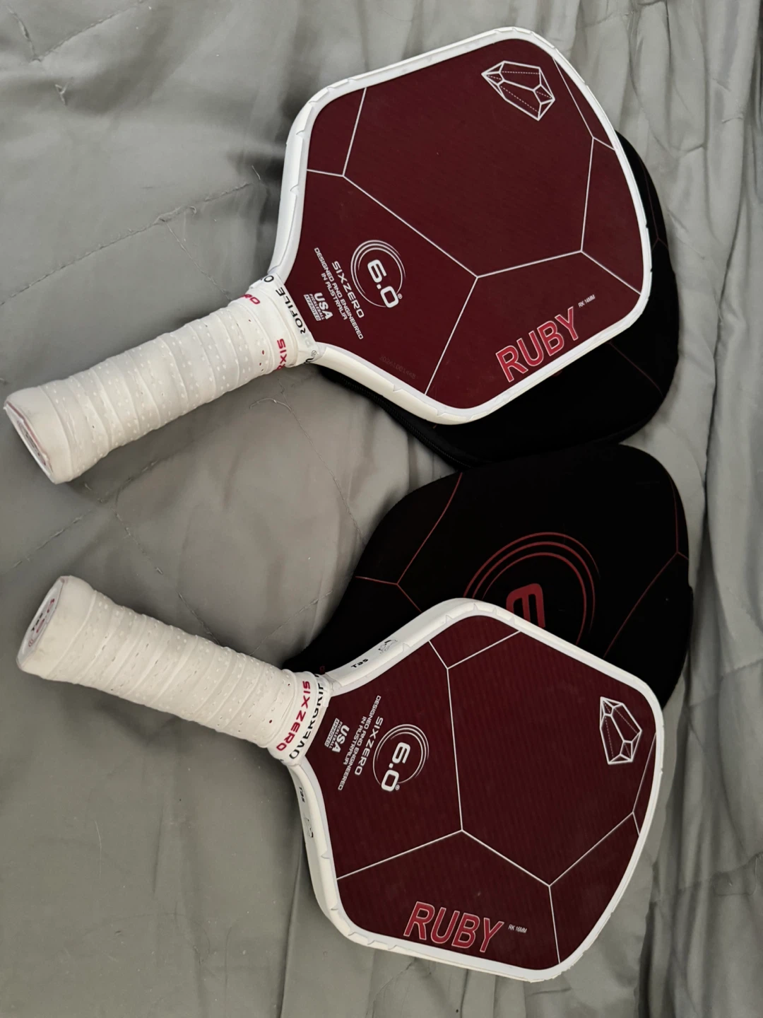 Six Zero Ruby Pickleball Paddles (2) - Used - photo 3