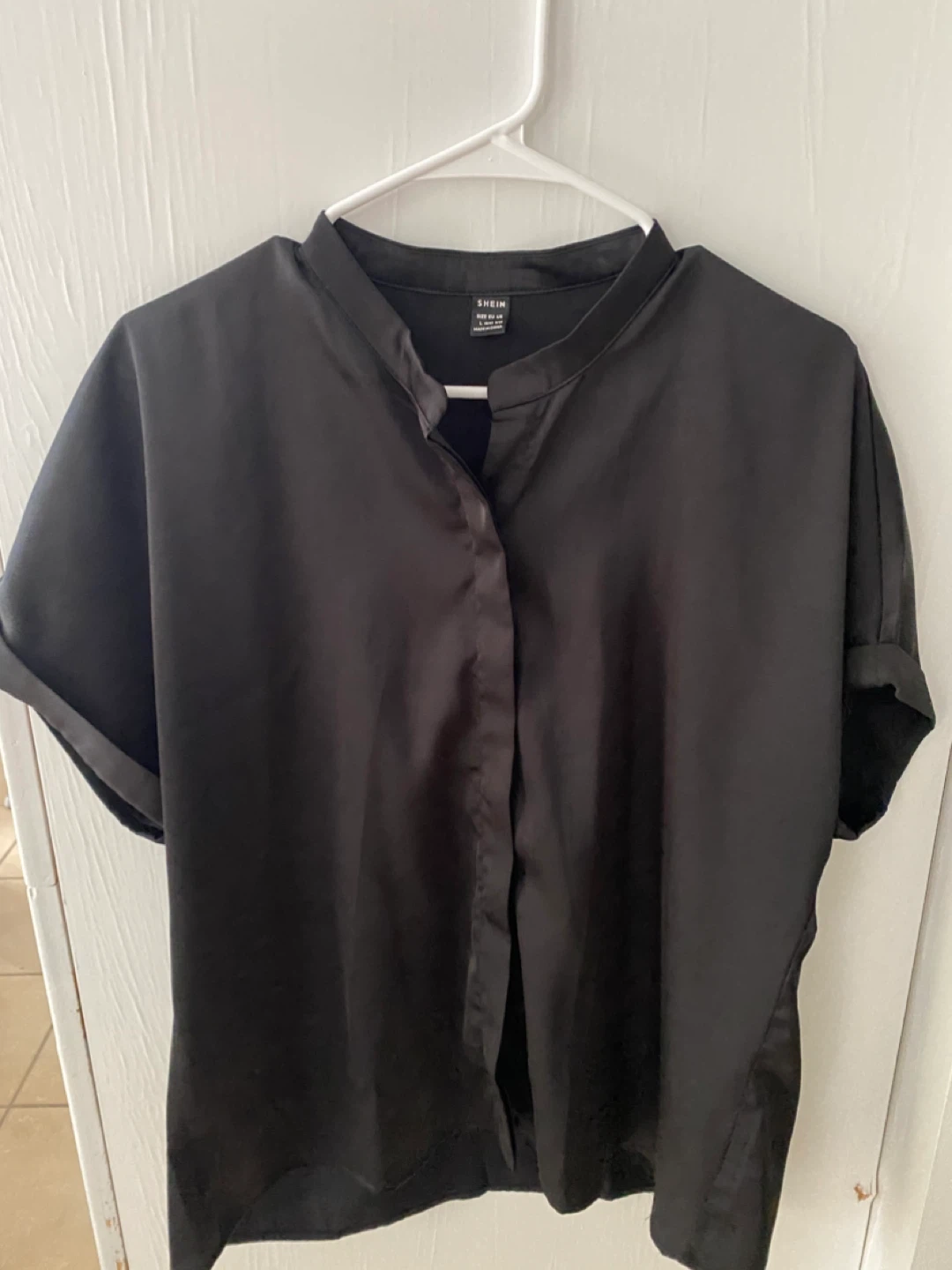 SHEIN Black Blouse size large
