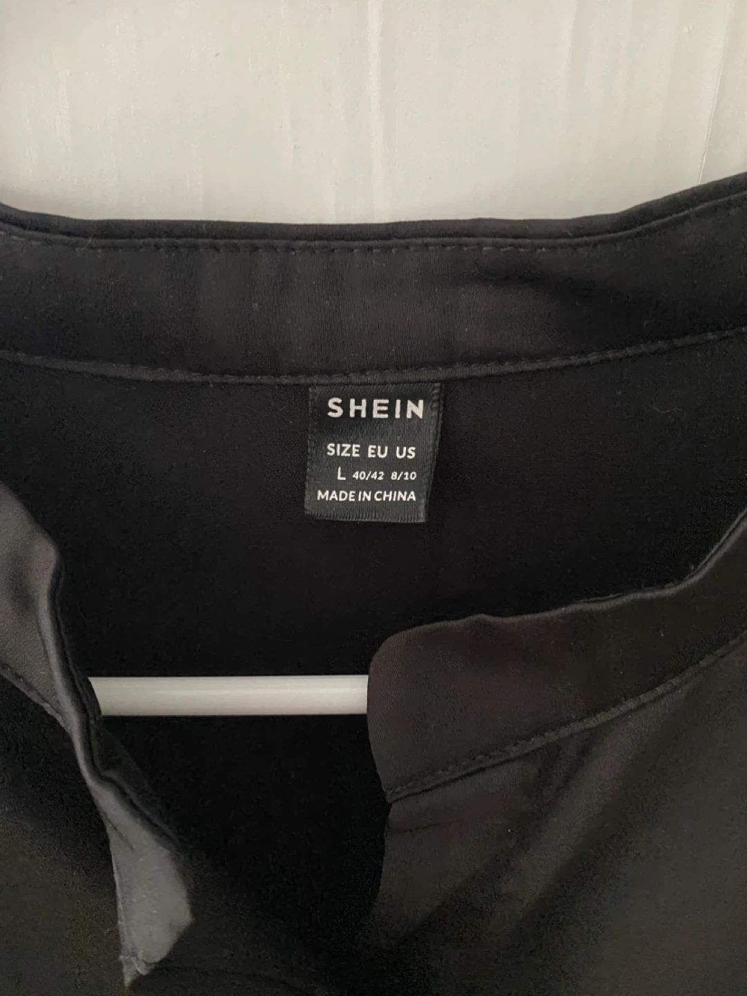 SHEIN Black Blouse size large - photo 2