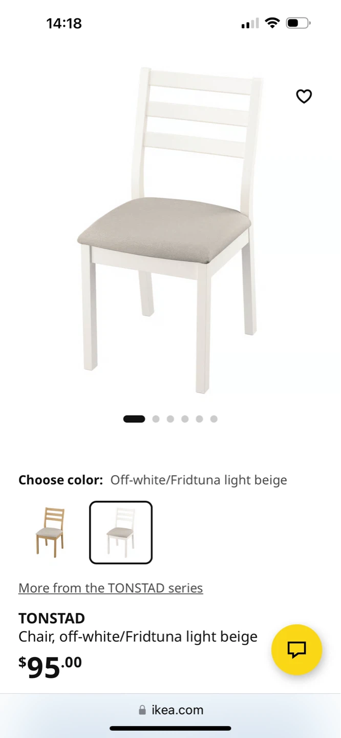 🔥Moving Sale🔥 IKEA Chair light beige - photo 5