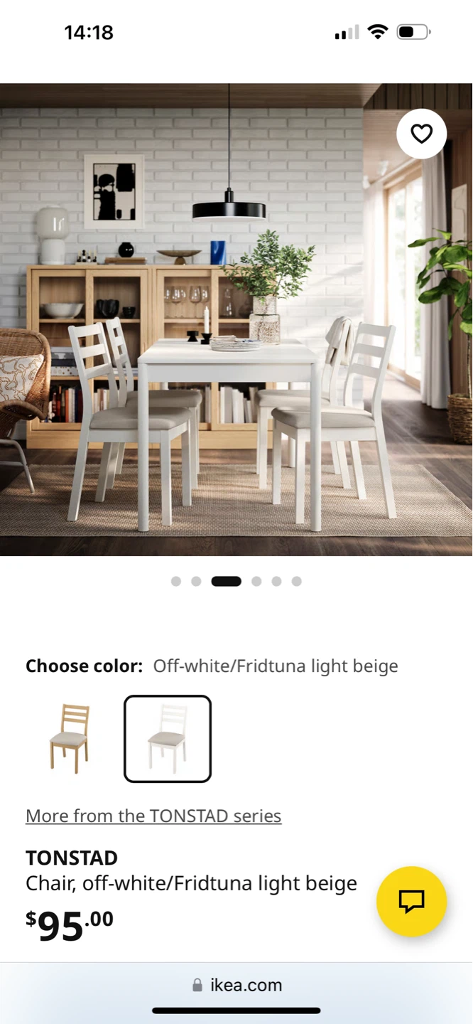 🔥Moving Sale🔥 IKEA Chair light beige - photo 4