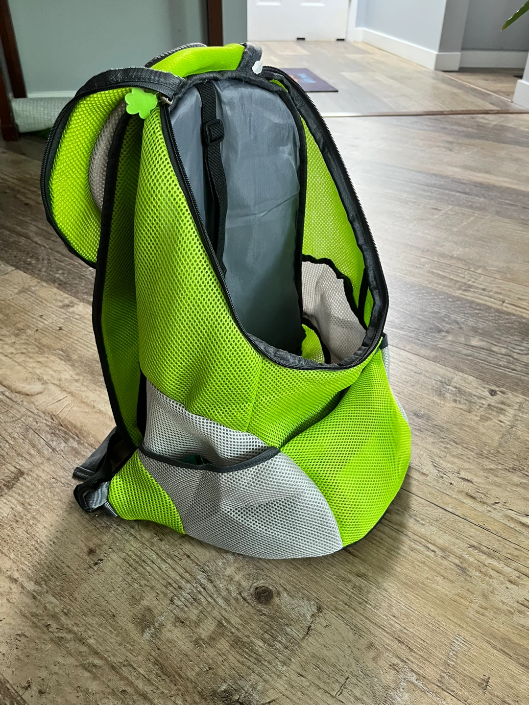 Bright Green Pet Carrier Backpack - photo 3