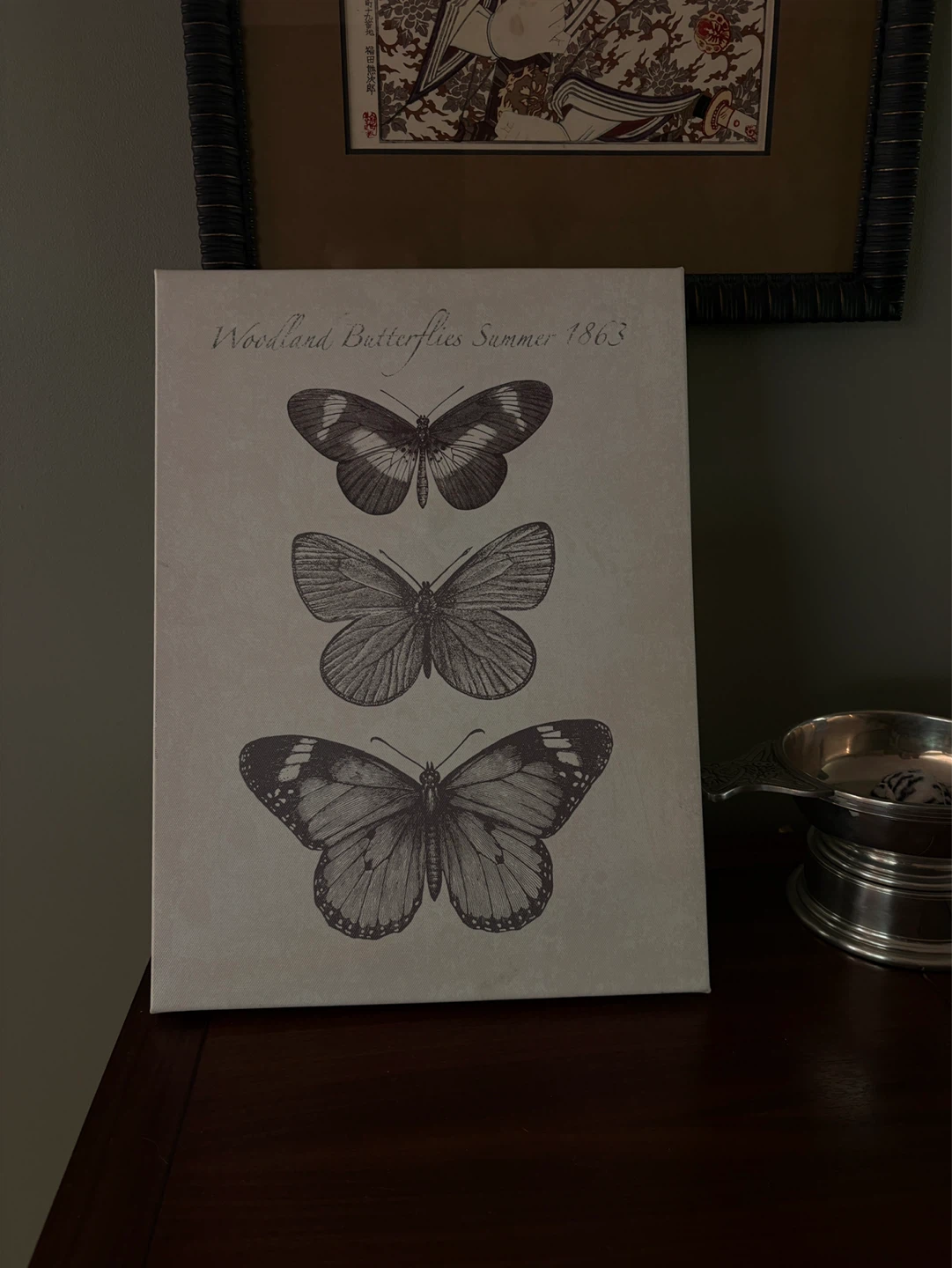 Butterfly Print Canvas