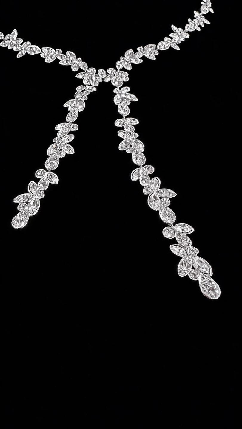 Swarovski Sparkling Lariat Style Necklace - photo 4