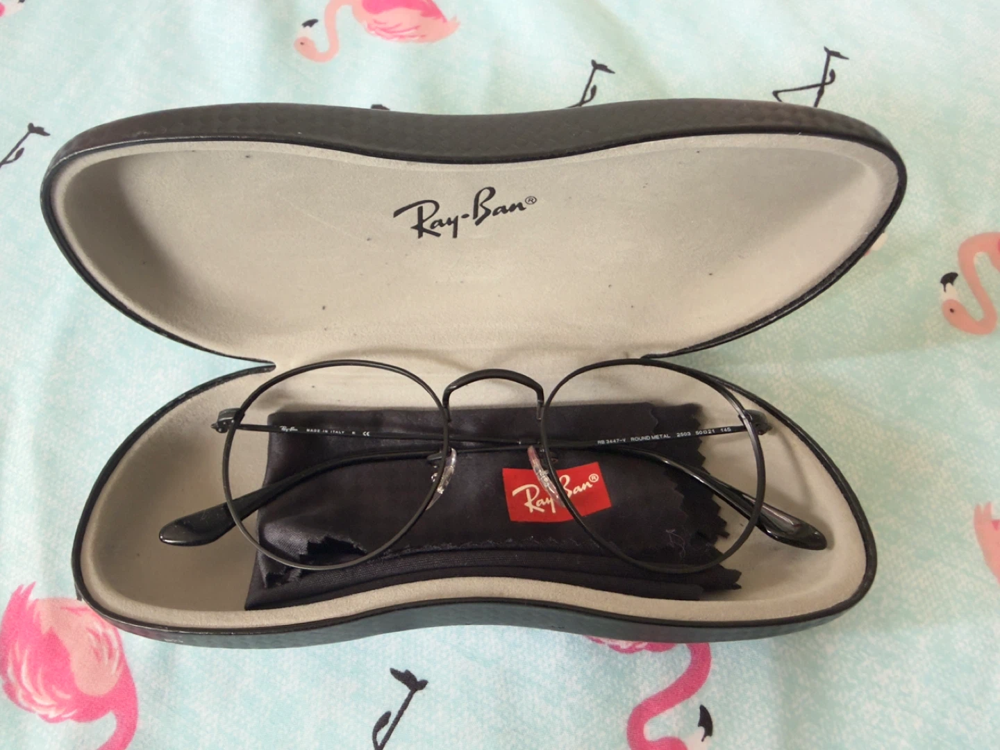 Ray-Ban RB 3447-V Round Metal Eyeglasses