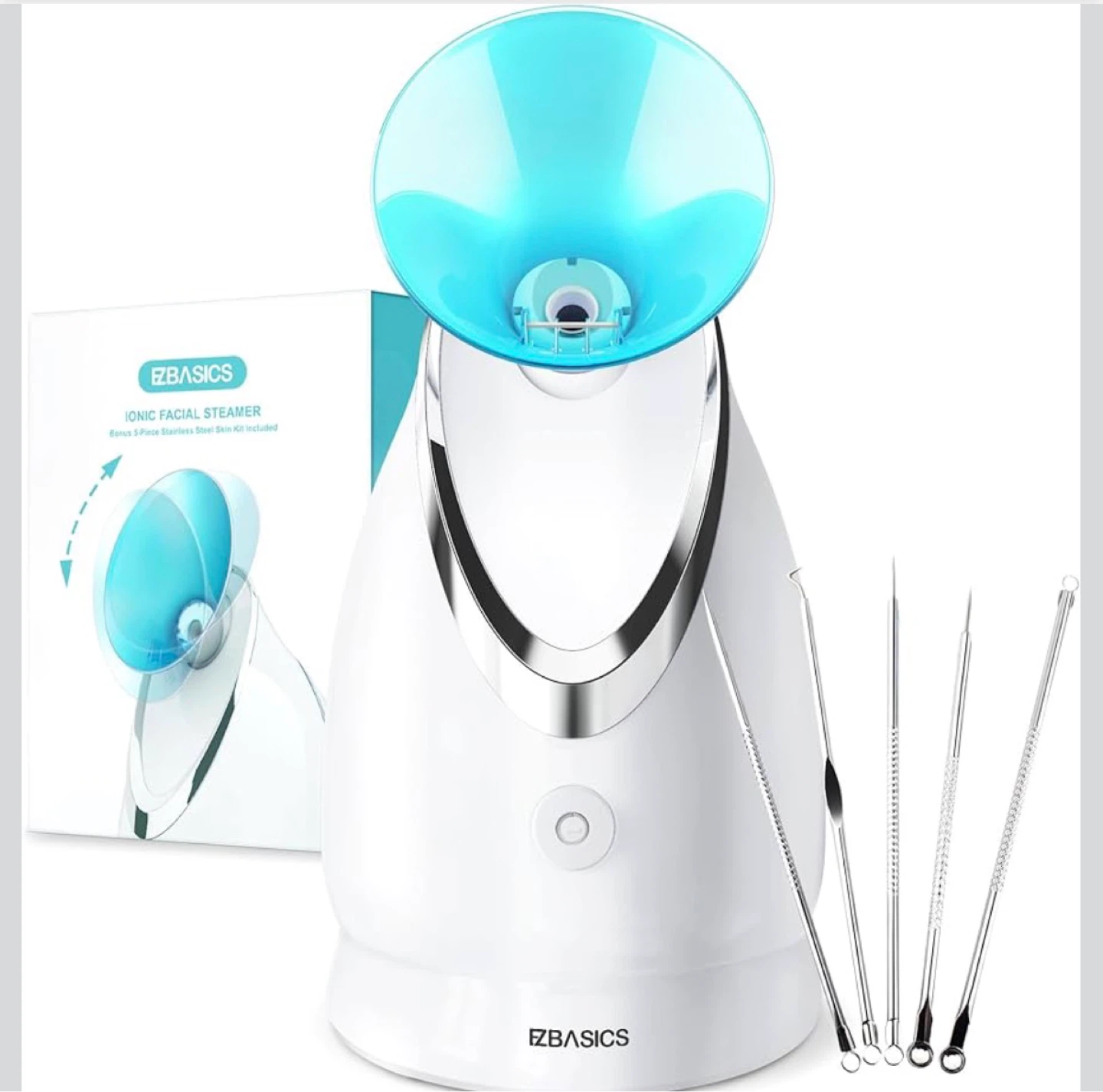 New Ionic Facial Steamer with 5-Piece Skin Care Kit - photo 3