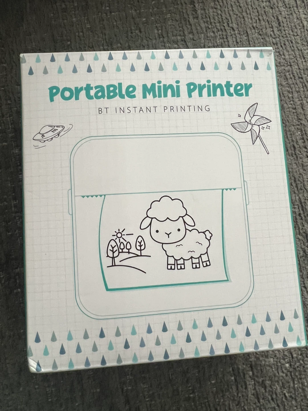 Portable Mini Printer with BT Instant Printing