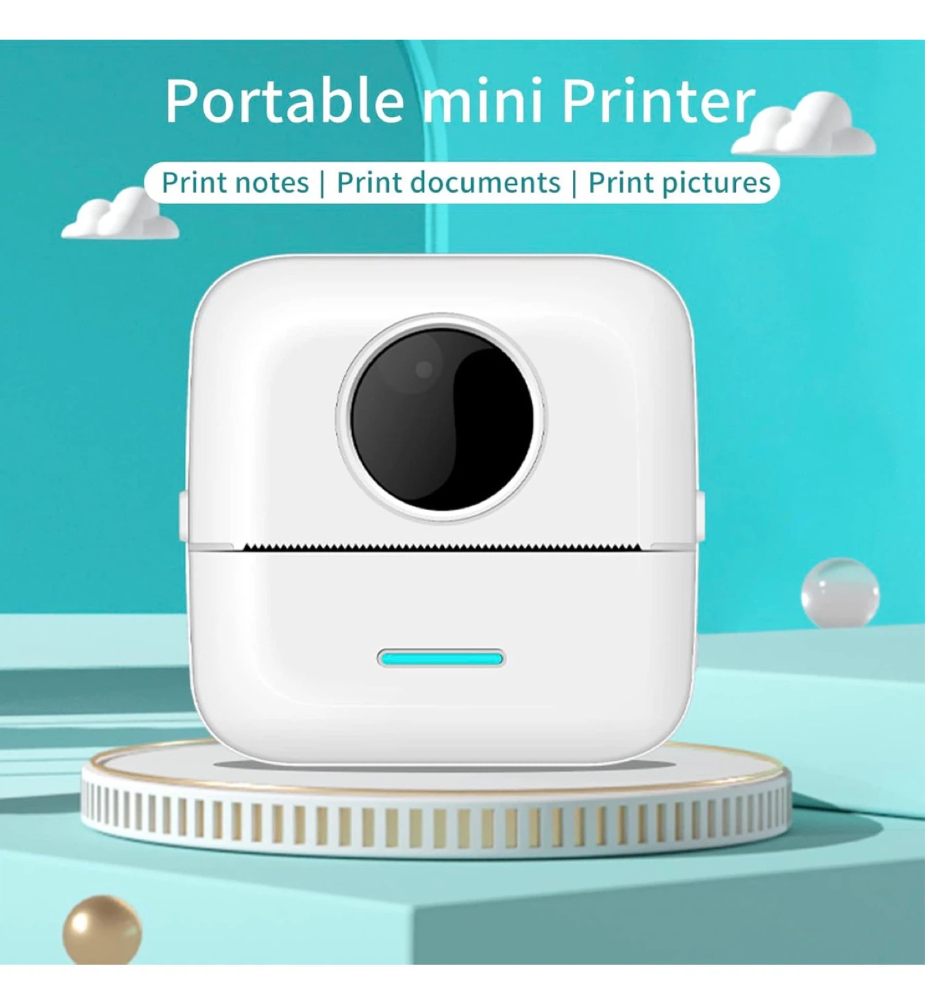 Portable Mini Printer with BT Instant Printing - photo 4