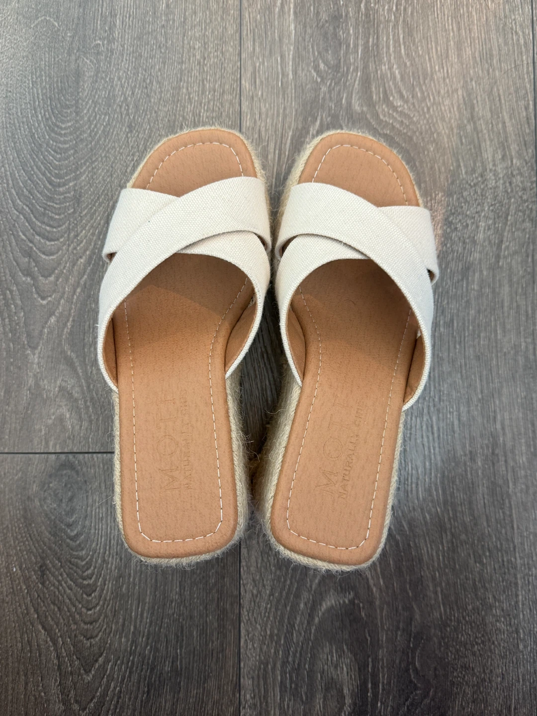 Natural Wedge Sandals size 36