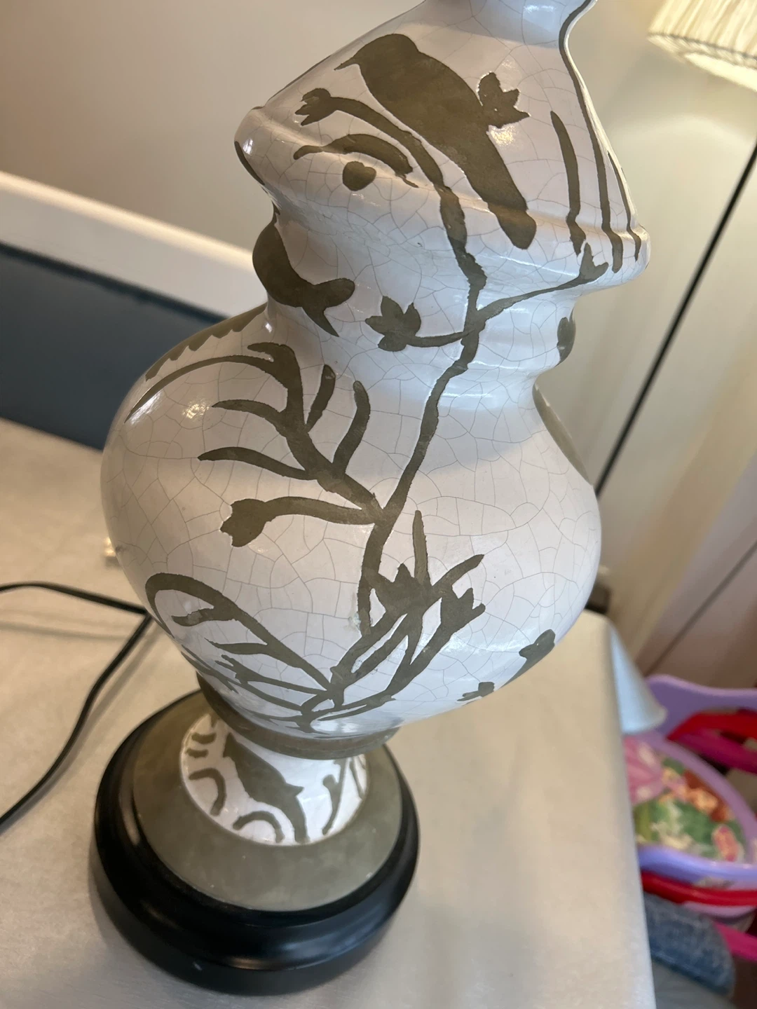 Table Lamp with Decorative Base