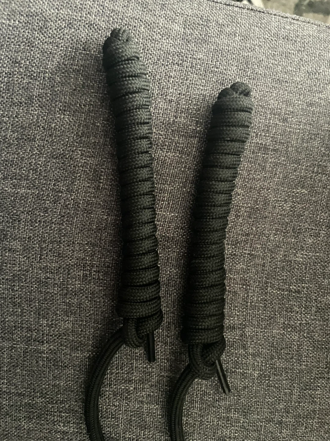 Black laces shoes