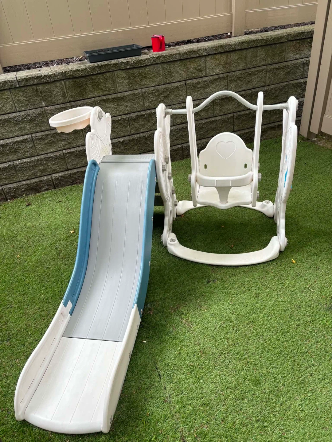 Kids Slide and Swing Set