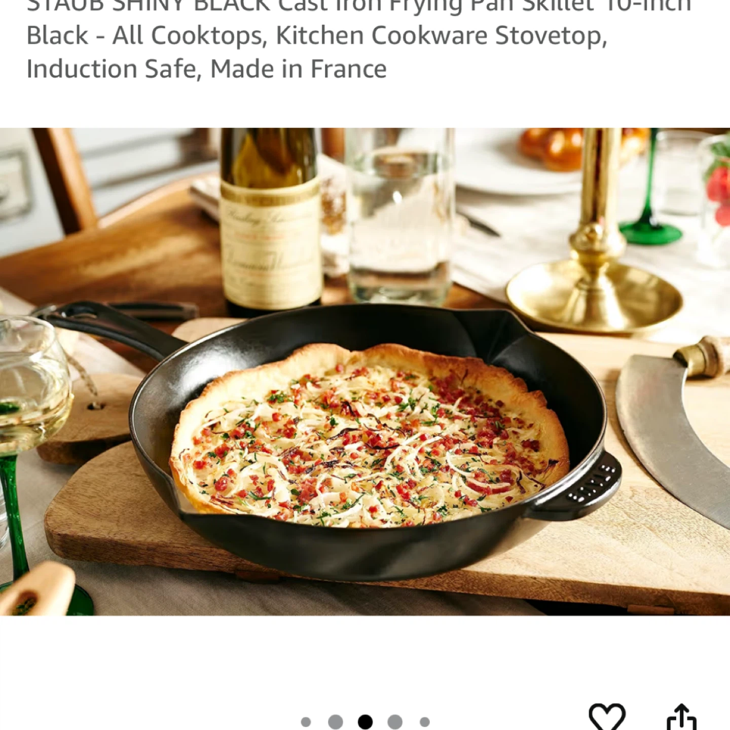 STAUB Cast Iron Frying Pan 10” - photo 2