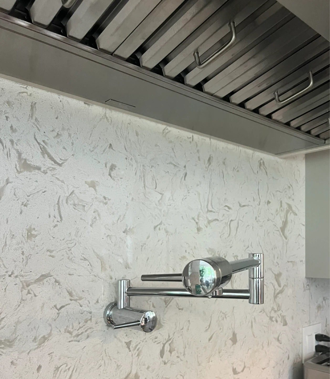 Chrome Wall Mounted Pot Filler Faucet - photo 3