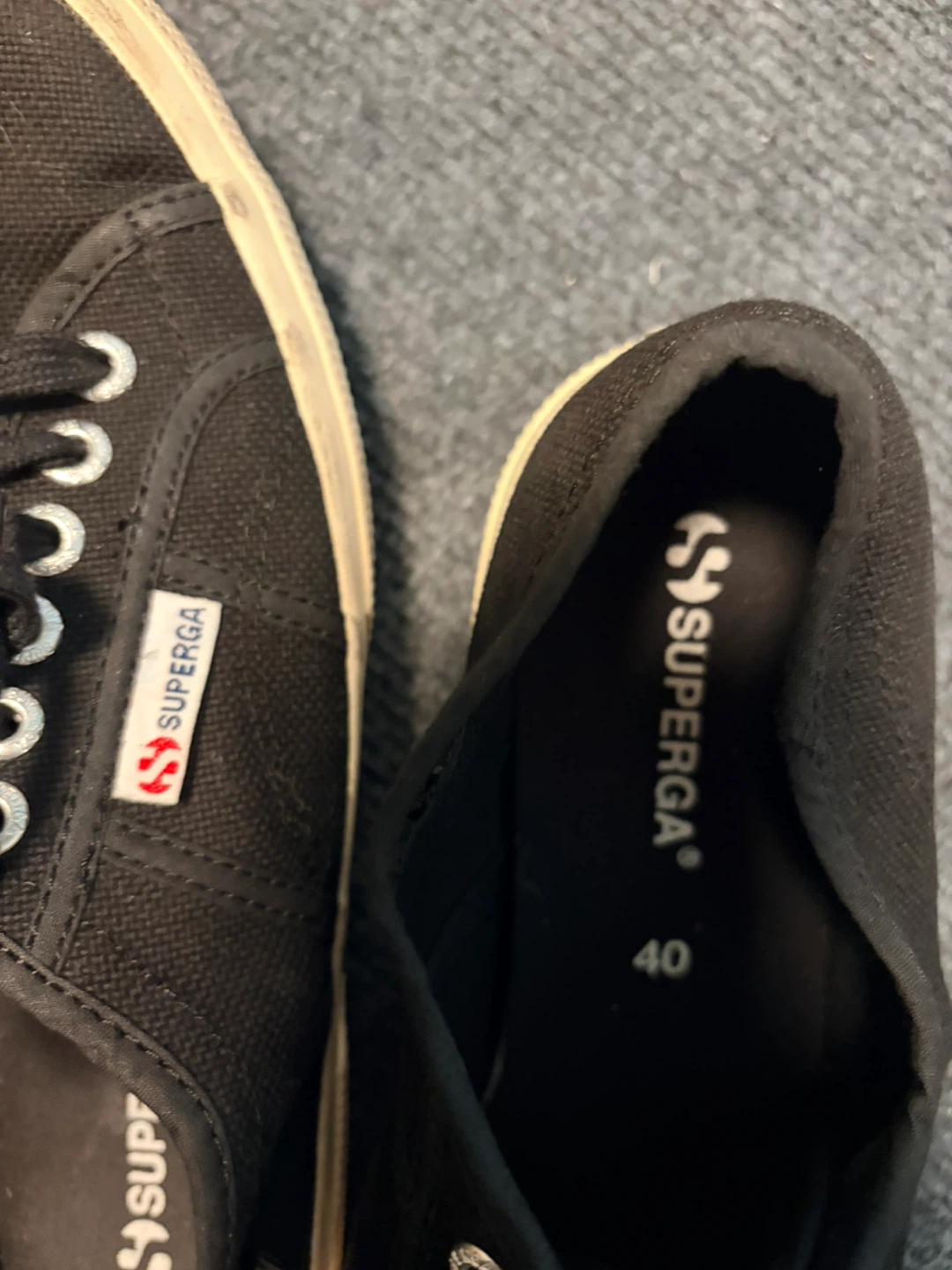Superga Black Canvas Sneakers - photo 3