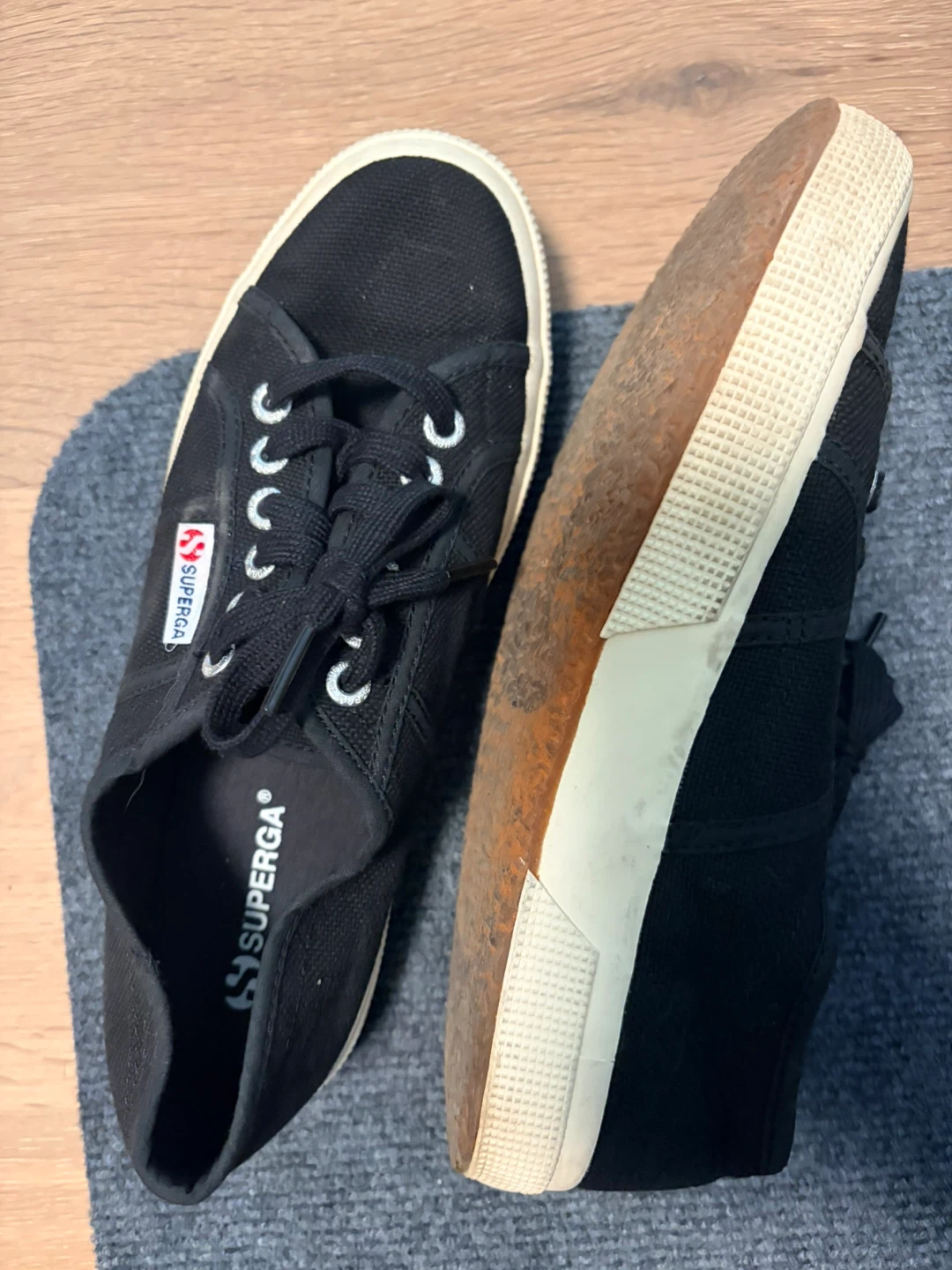 Superga Black Canvas Sneakers - photo 2