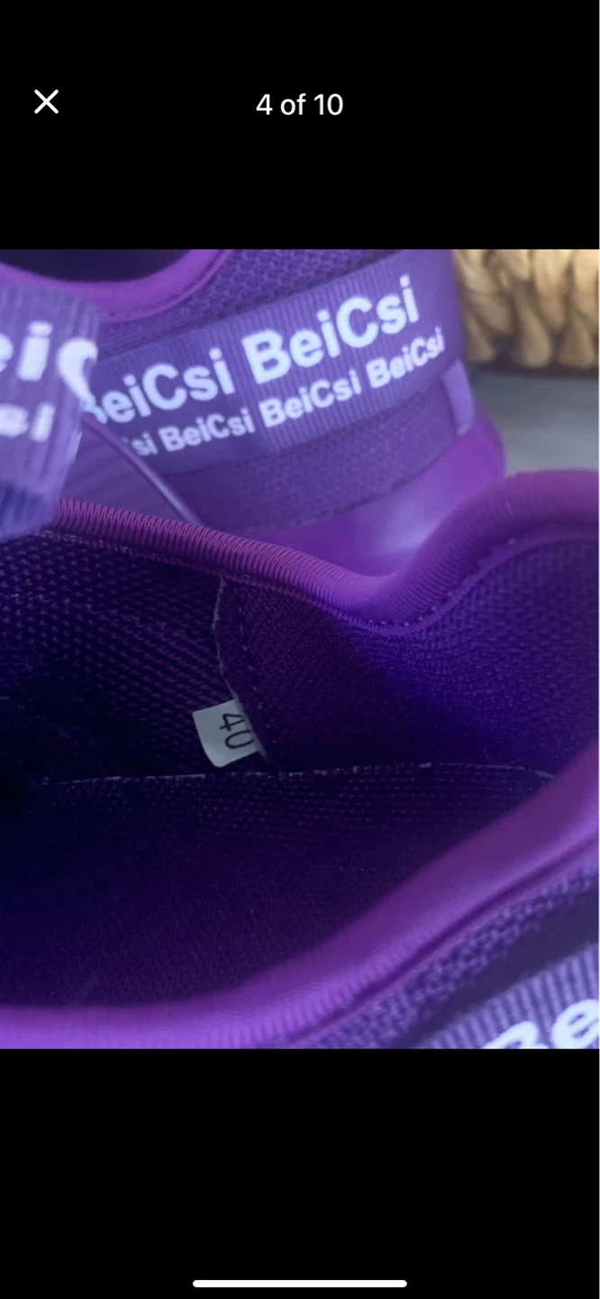 New Women’s slip on BeiCsi Purple Athletic Shoes - photo 5