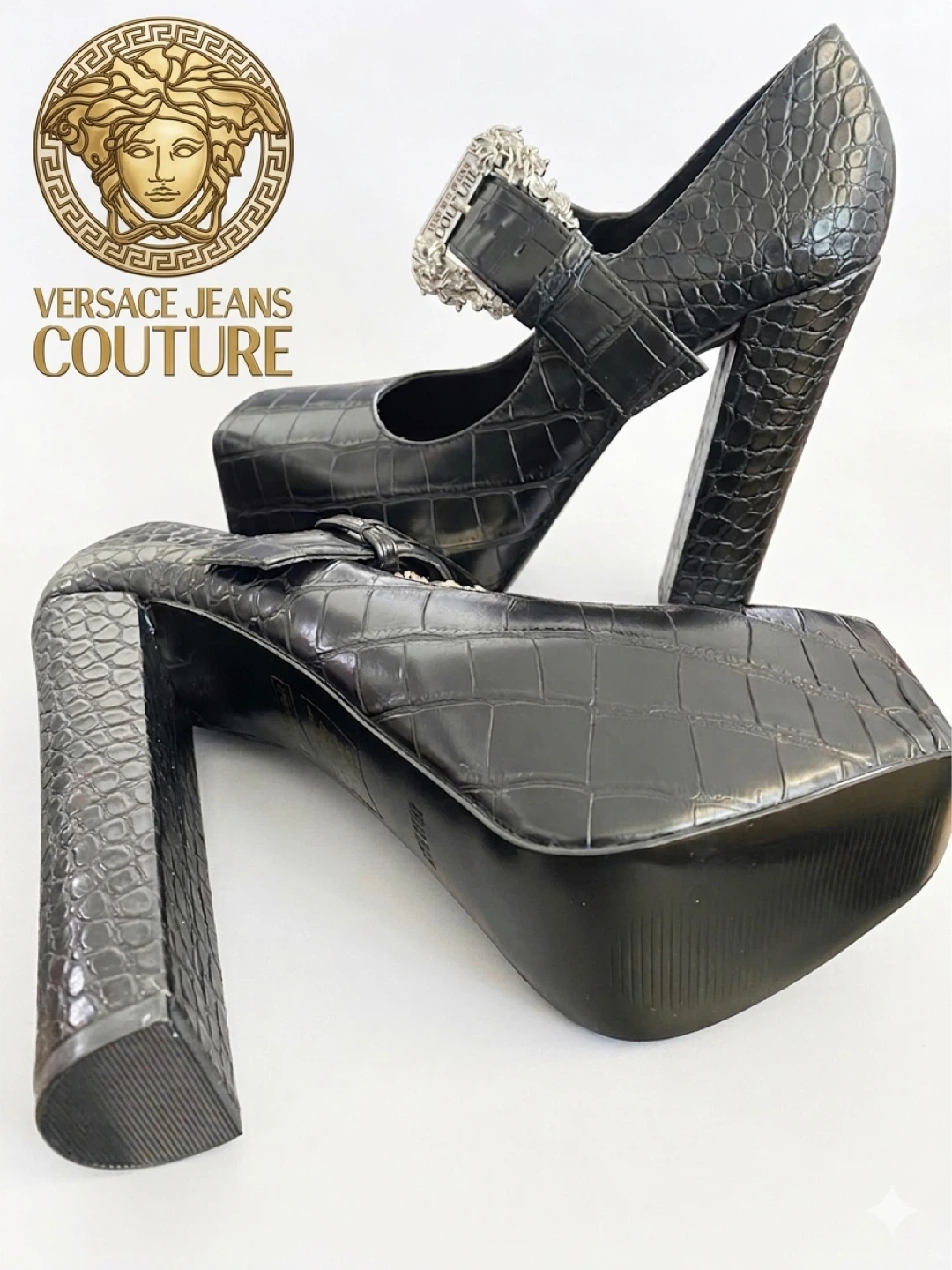 Authentic Versace Jeans Couture Platform Heels