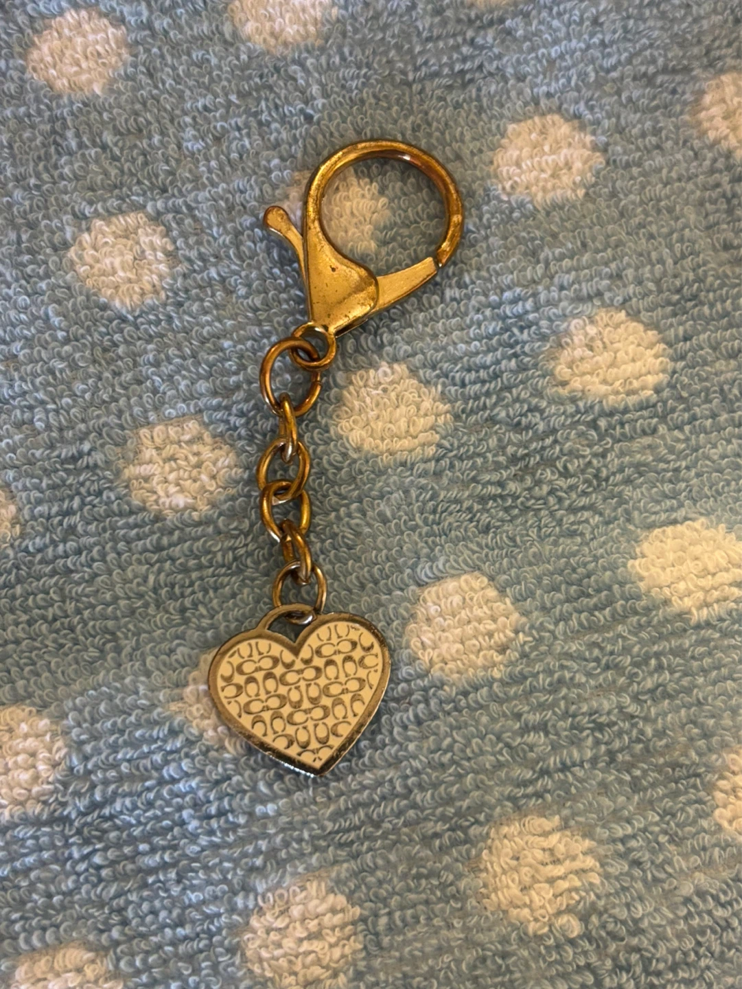 Coach charm pendant
