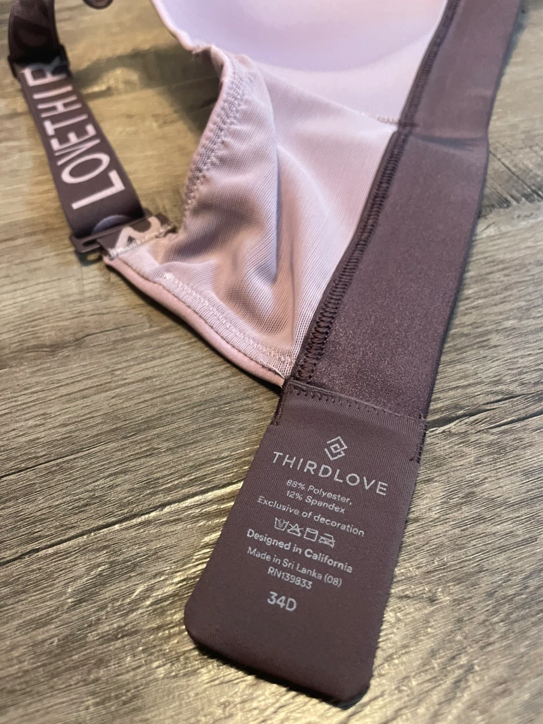ThirdLove Adjustable Sports Bra 34D NWOT - photo 3