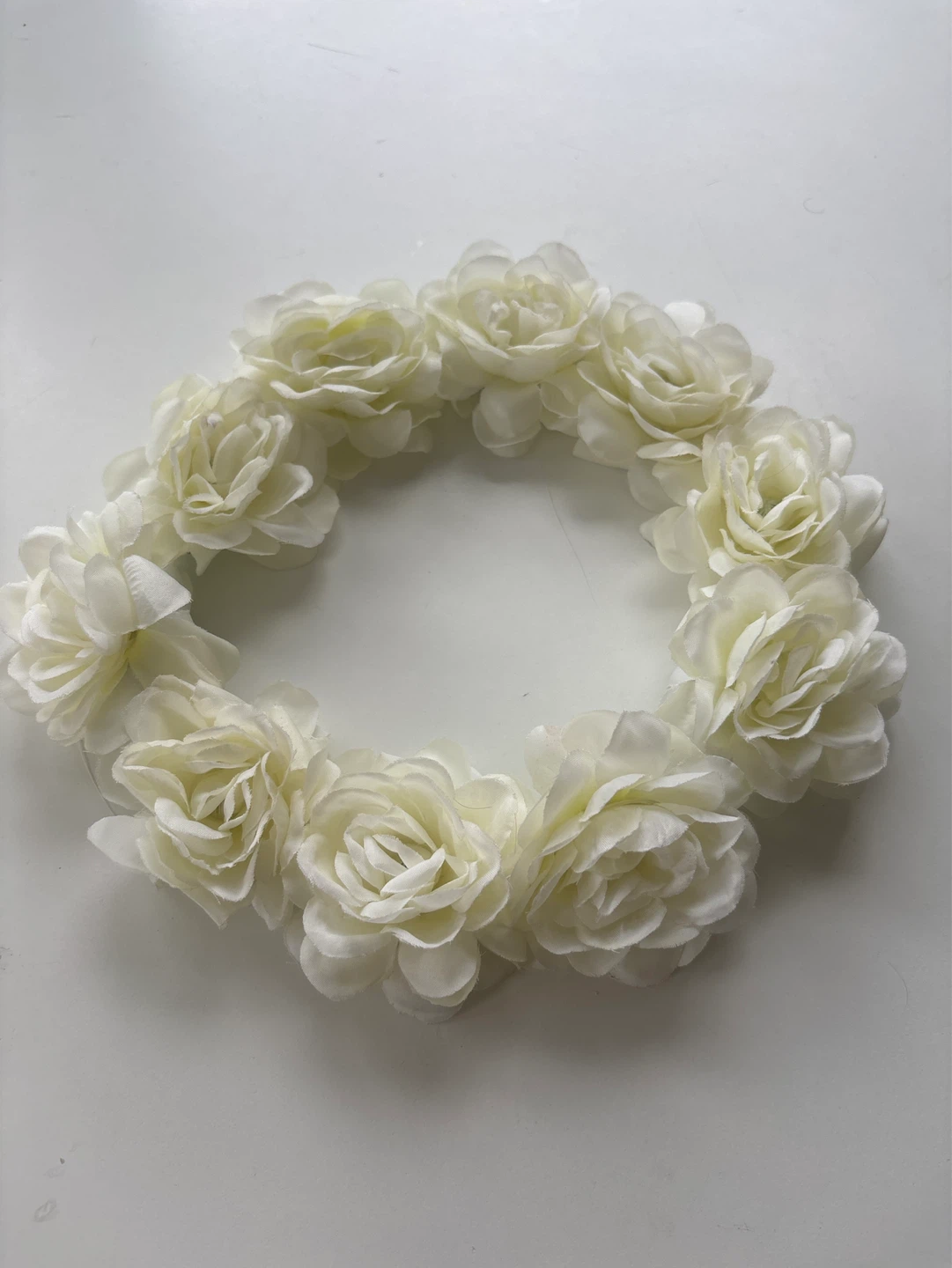 Cream Floral Crown