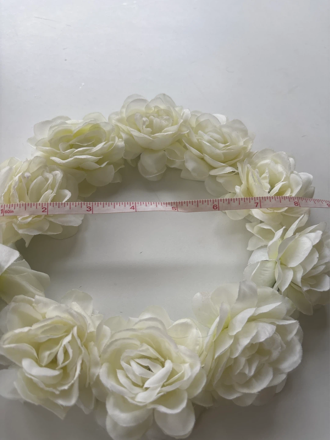 Cream Floral Crown - photo 2