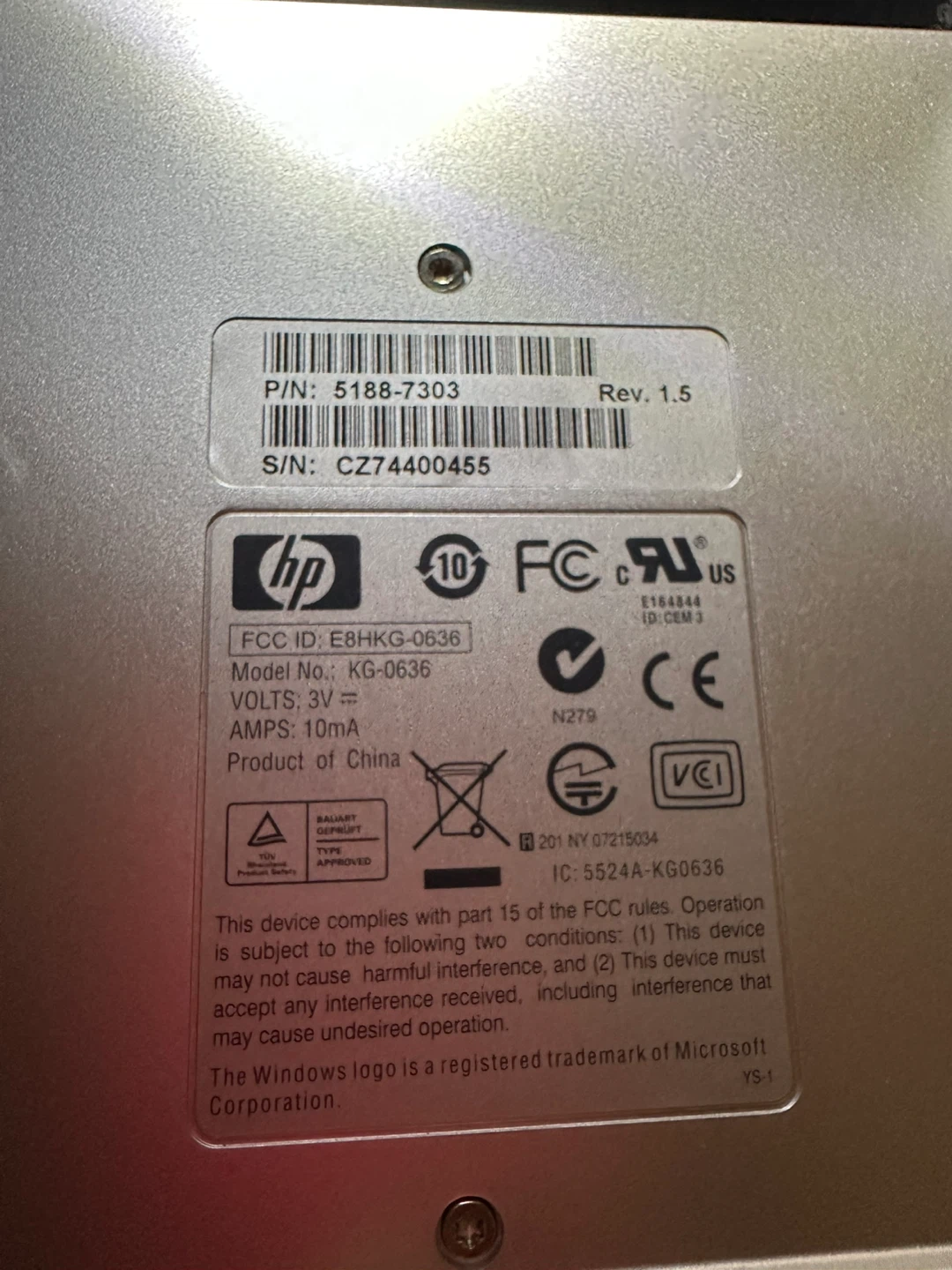 HP Wireless Keyboard - photo 4