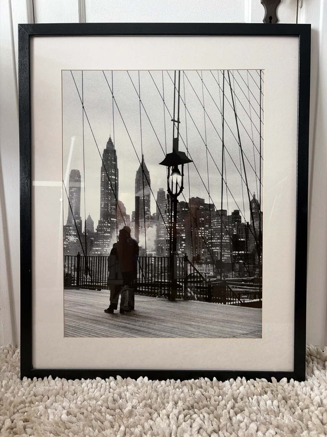 Mario De Biasi -  "Brooklyn Bridge, 1955" (High Quality Print)