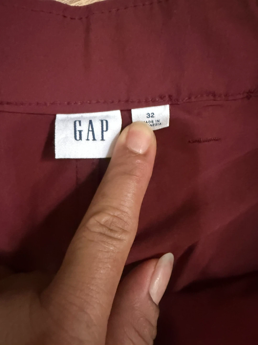 GAP Men's Burgundy Shorts Size 32.     $12 each - photo 5