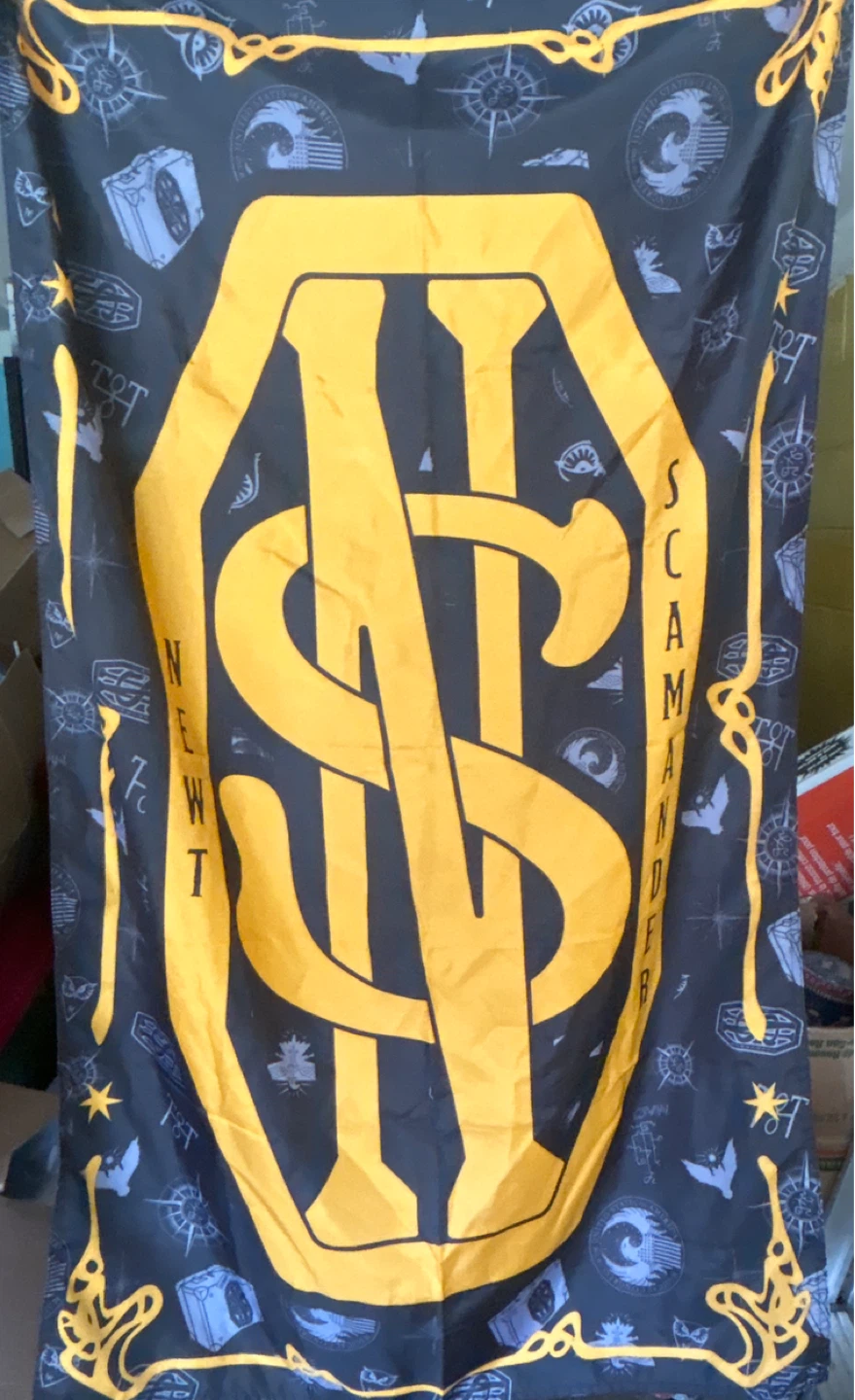 Fantastic Beasts Newt Scamander Logo Banner