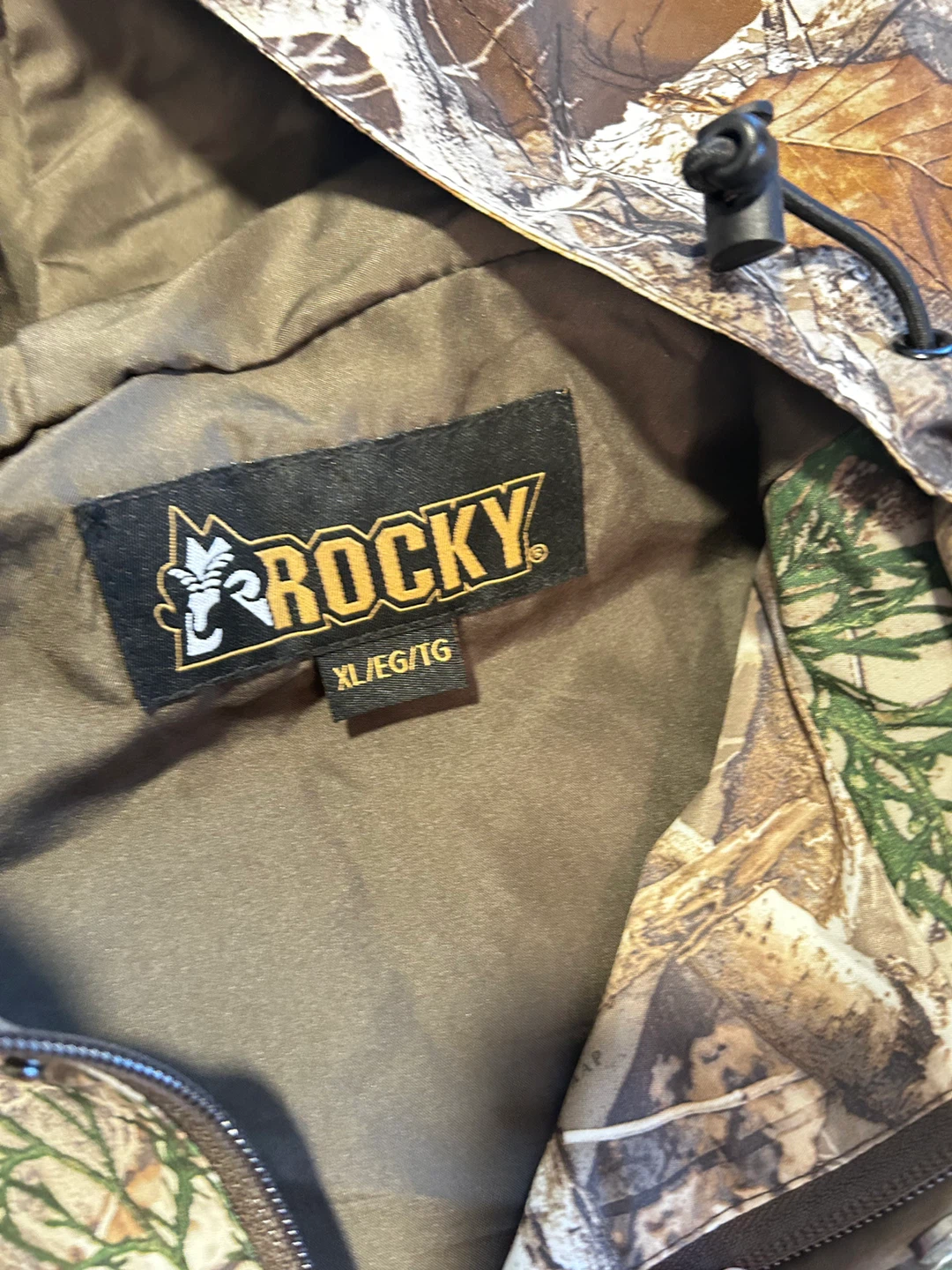 Rocky Men’s Realtree EDGE Rain Suit — XL (Jacket + Pants Set) - photo 4