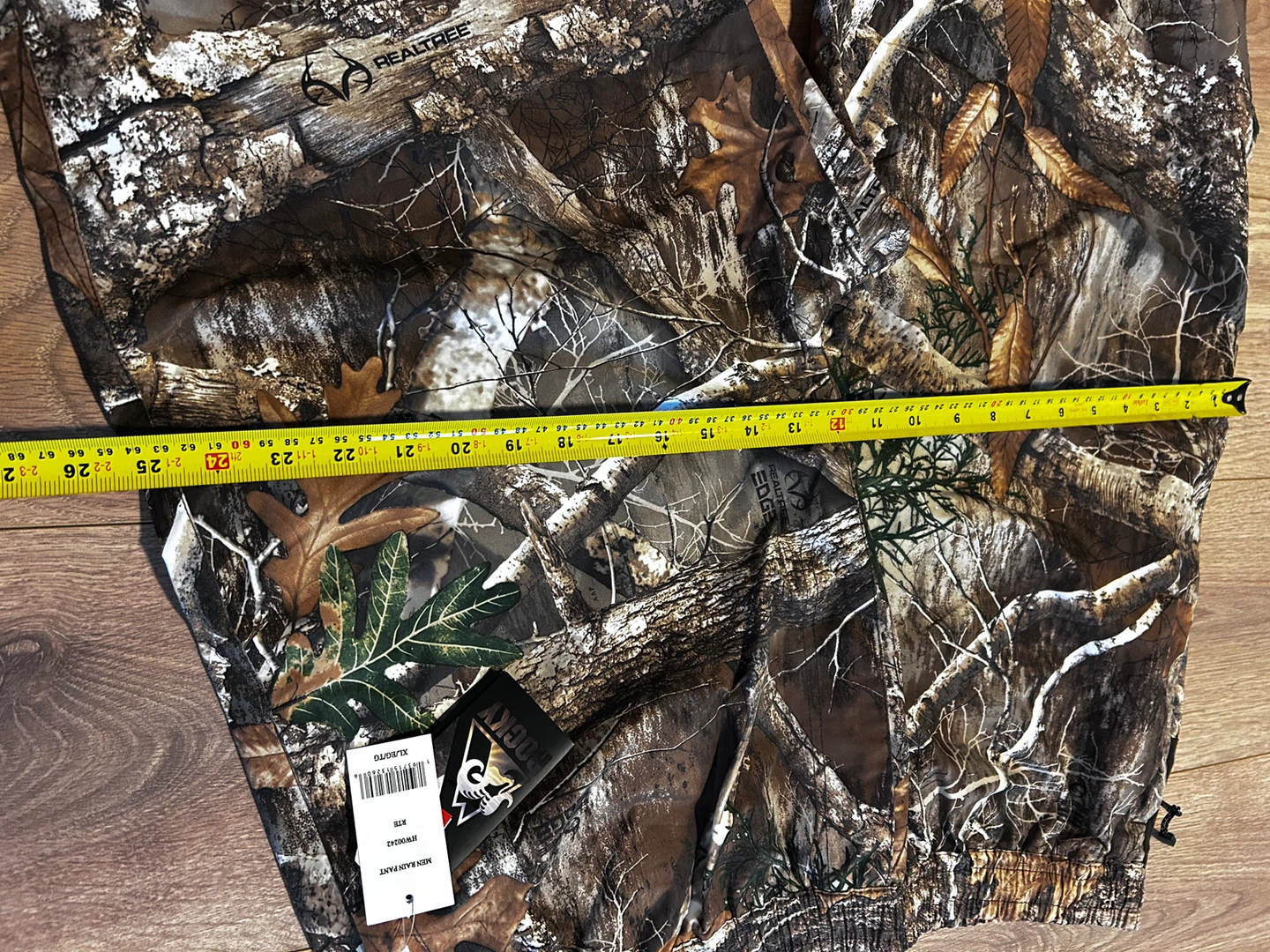 Rocky Men’s Realtree EDGE Rain Suit — XL (Jacket + Pants Set) - photo 3